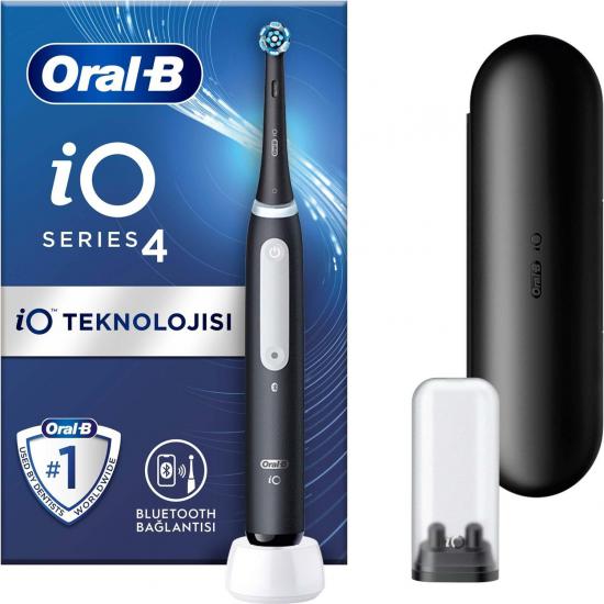 Oral-B iO4 Şarjlı Diş Fırçası Siyah Fiyatı ve Özellikleri