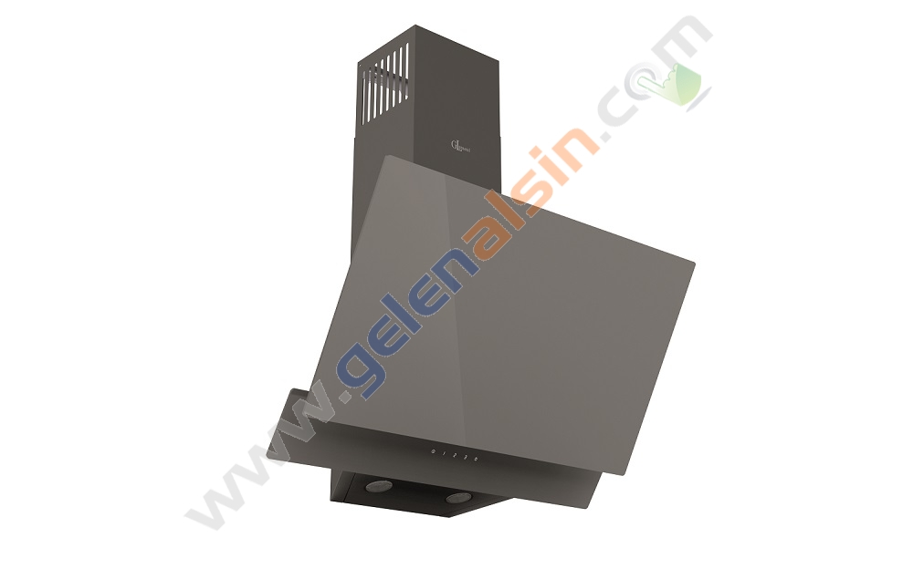 Gl General GLD-055PR 60CM Opal Inox Çift Camlı Ankastre Davlumbaz