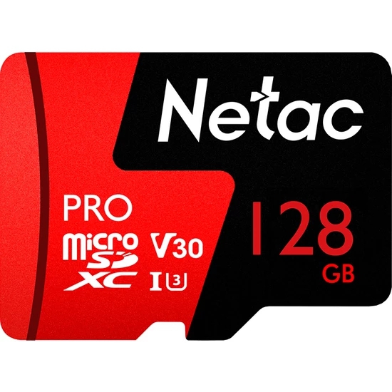 Netac 128 GB V30/A1/C10 NT02P500PRO-128G-R MicroSDXC Kart