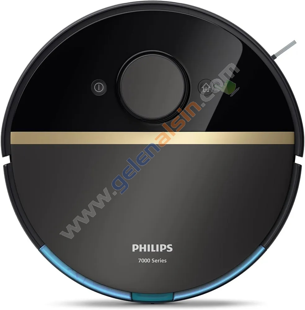 Philips HomeRun 7000 Serisi Aqua XU7000/01 Siyah Gold Akıllı Robot Süpürge