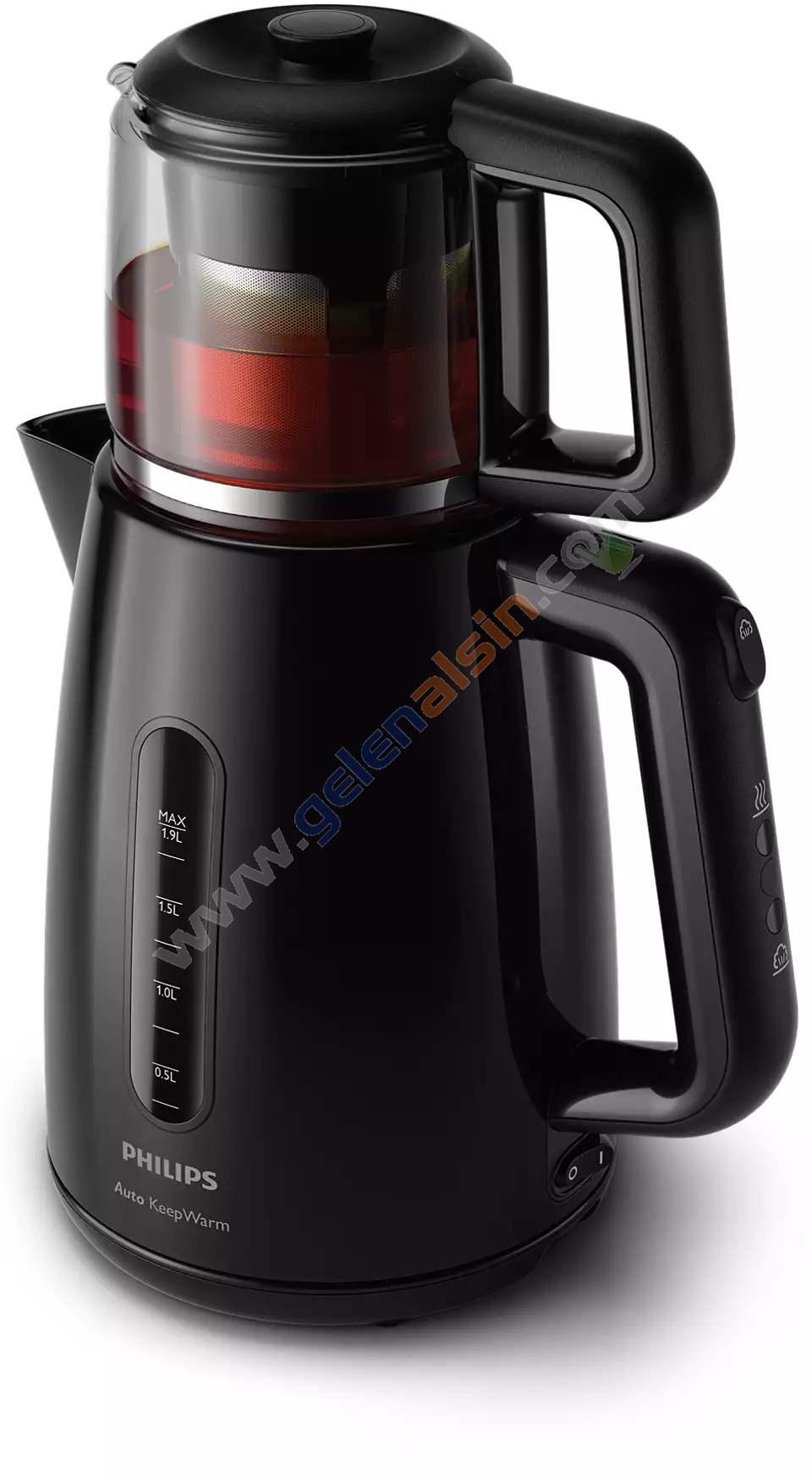 Philips HD6301/90 Tost Makinesi + HD7301/00 Çay Makinesi metal-siyah