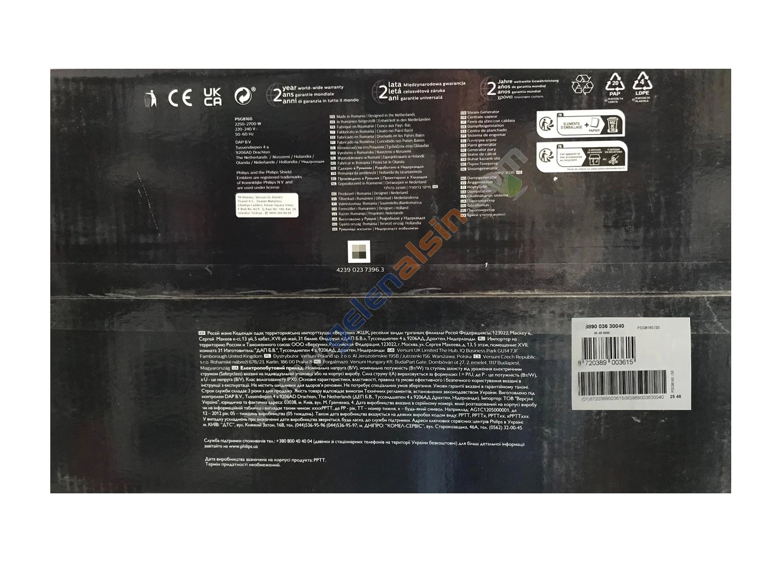 Philips PerfectCare 8000 PSG8160/30 2700 W Kazanlı Ütü