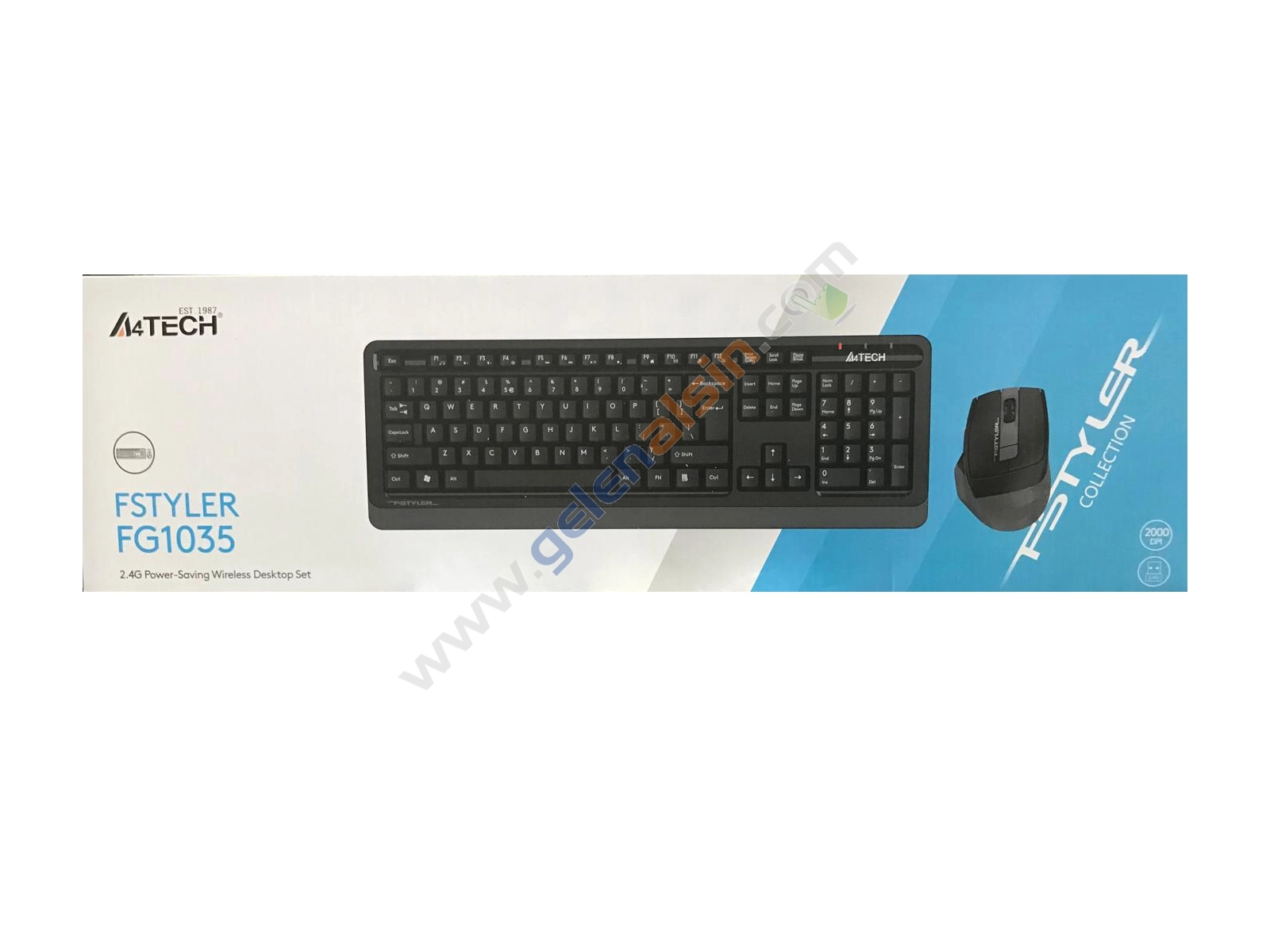 A4 Tech FG1035 Multimedya Kablosuz Q Klavye Mouse Set