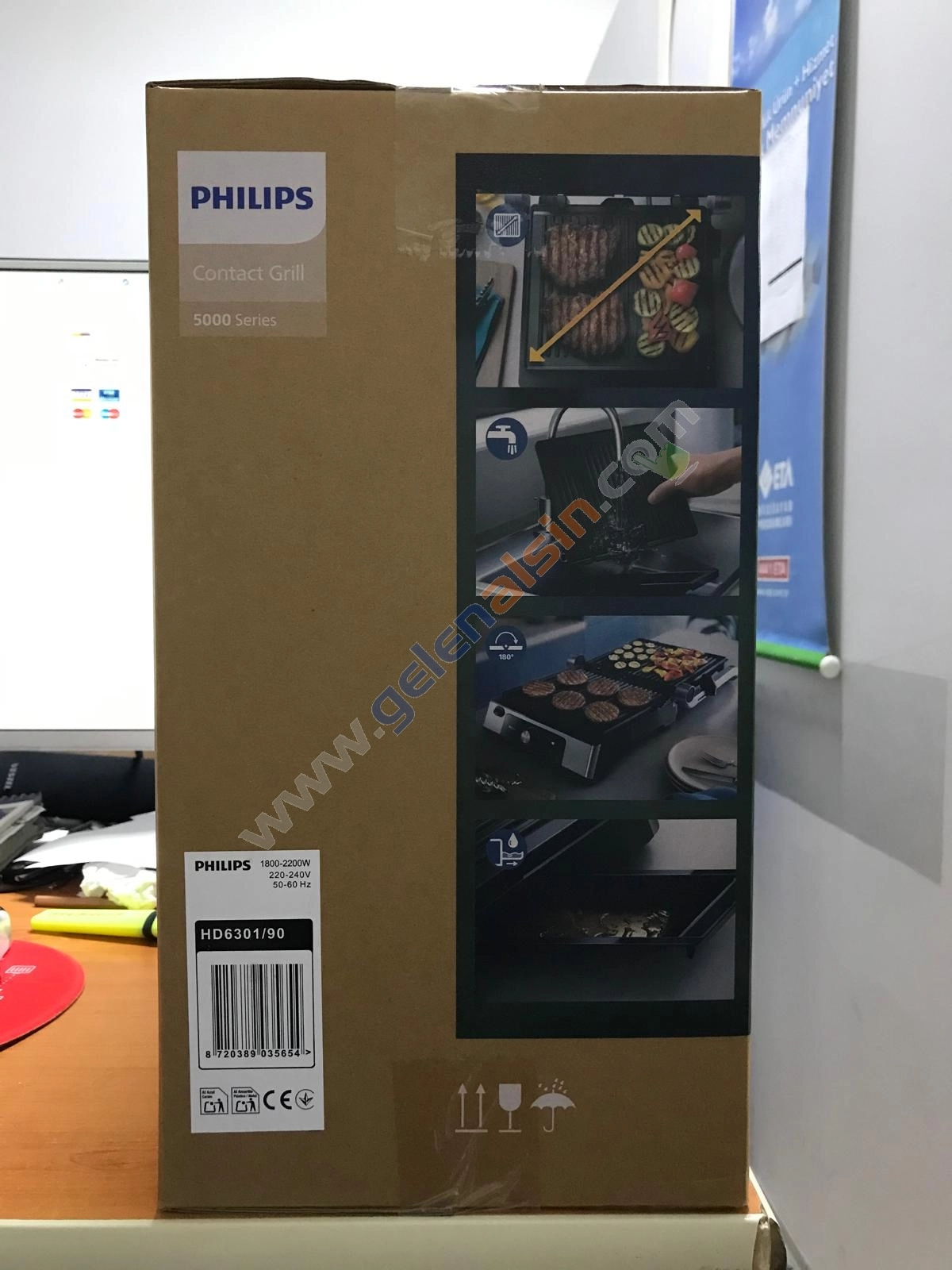Philips 5000 Serisi Contact Grill HD6301/90 2200 W Tost Makinesi