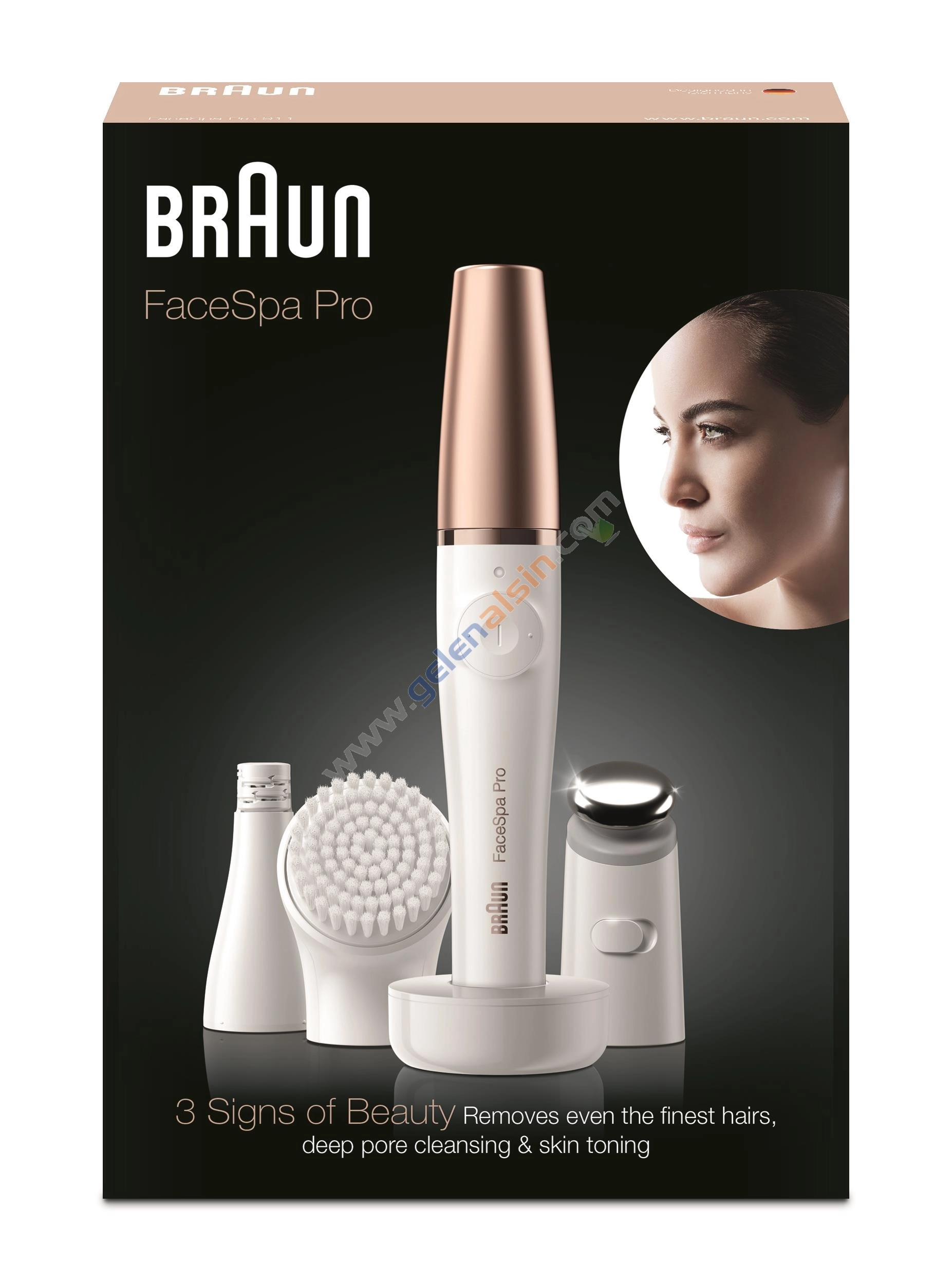 Braun FaceSpa Pro 911 Yüz Epilatörü ve Yüz Temizleme Cihazı