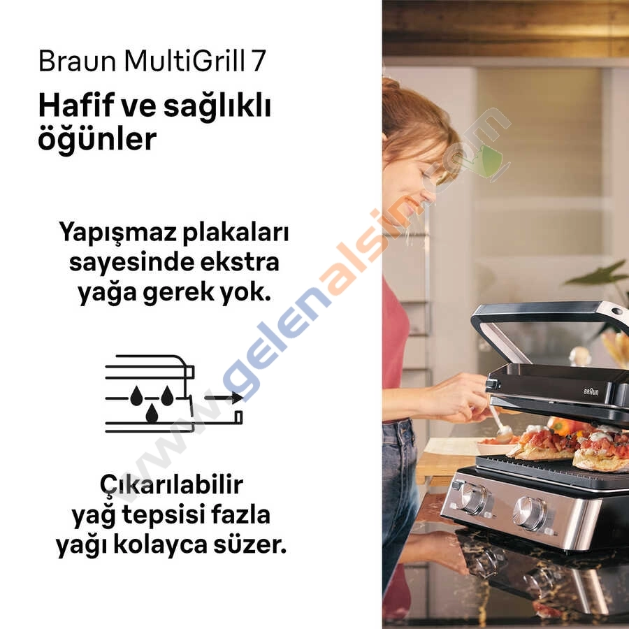 Braun MultiGrill 7 CG 7020 2000 W Izgara ve Tost Makinesi