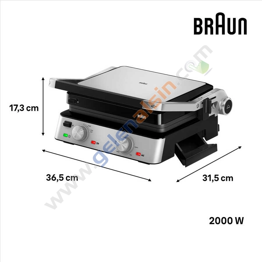 Braun MultiGrill 7 CG 7020 2000 W Izgara ve Tost Makinesi