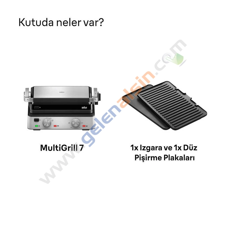 Braun MultiGrill 7 CG 7020 2000 W Izgara ve Tost Makinesi