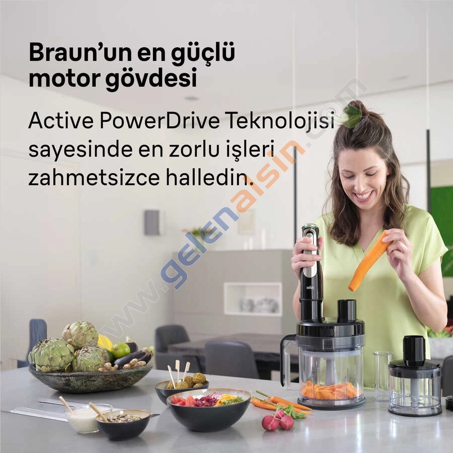 Braun Multiquick 9 MQ9187XLI 1200 W El Blender Seti