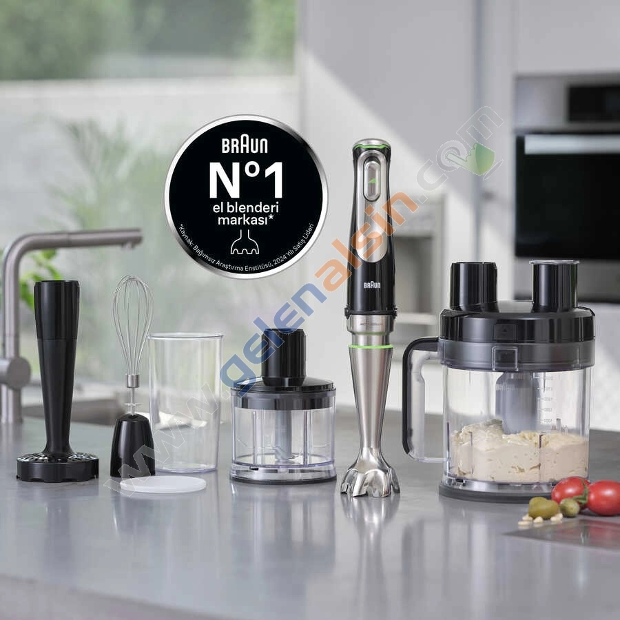 Braun Multiquick 9 MQ9187XLI 1200 W El Blender Seti