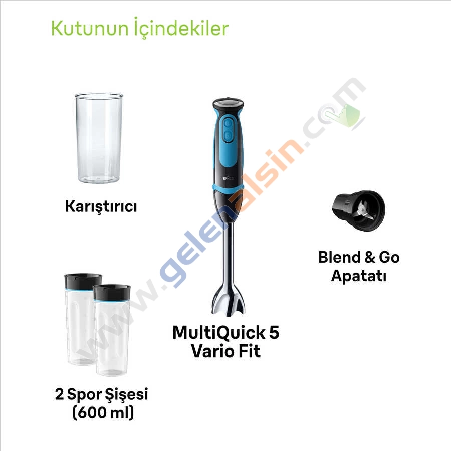 Braun MultiQuick 5 MQ5252BK STGO2 1000 W Blender
