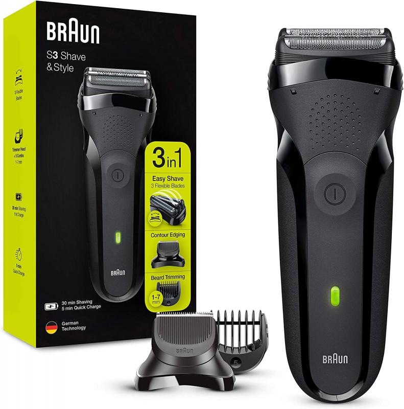 Braun Series 3 300 BT BLK Siyah 3in1 Tıraş Makinesi