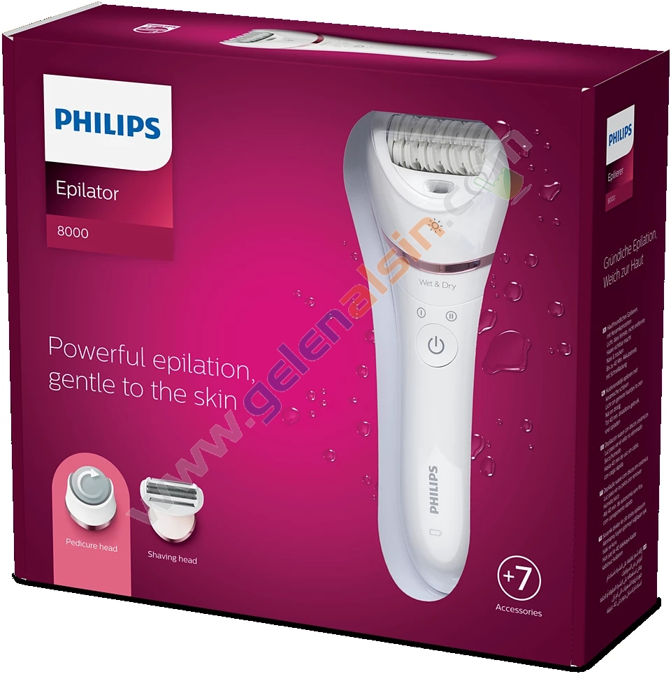Philips 8000 Serisi BRE730/05 Islak Kuru Epilatör