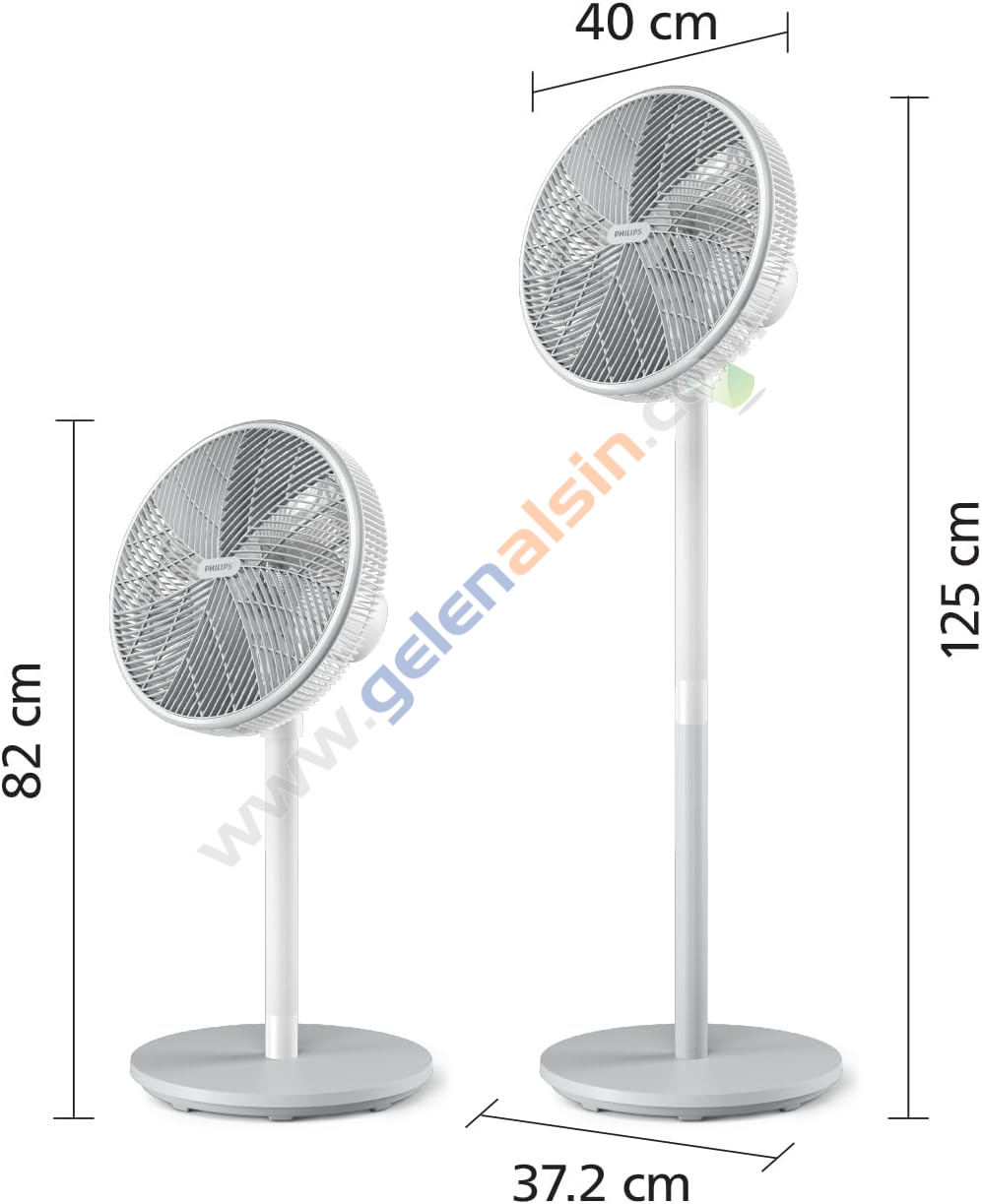 Philips 2000 Serisi CX2550/00 Ayaklı Beyaz Vantilatör