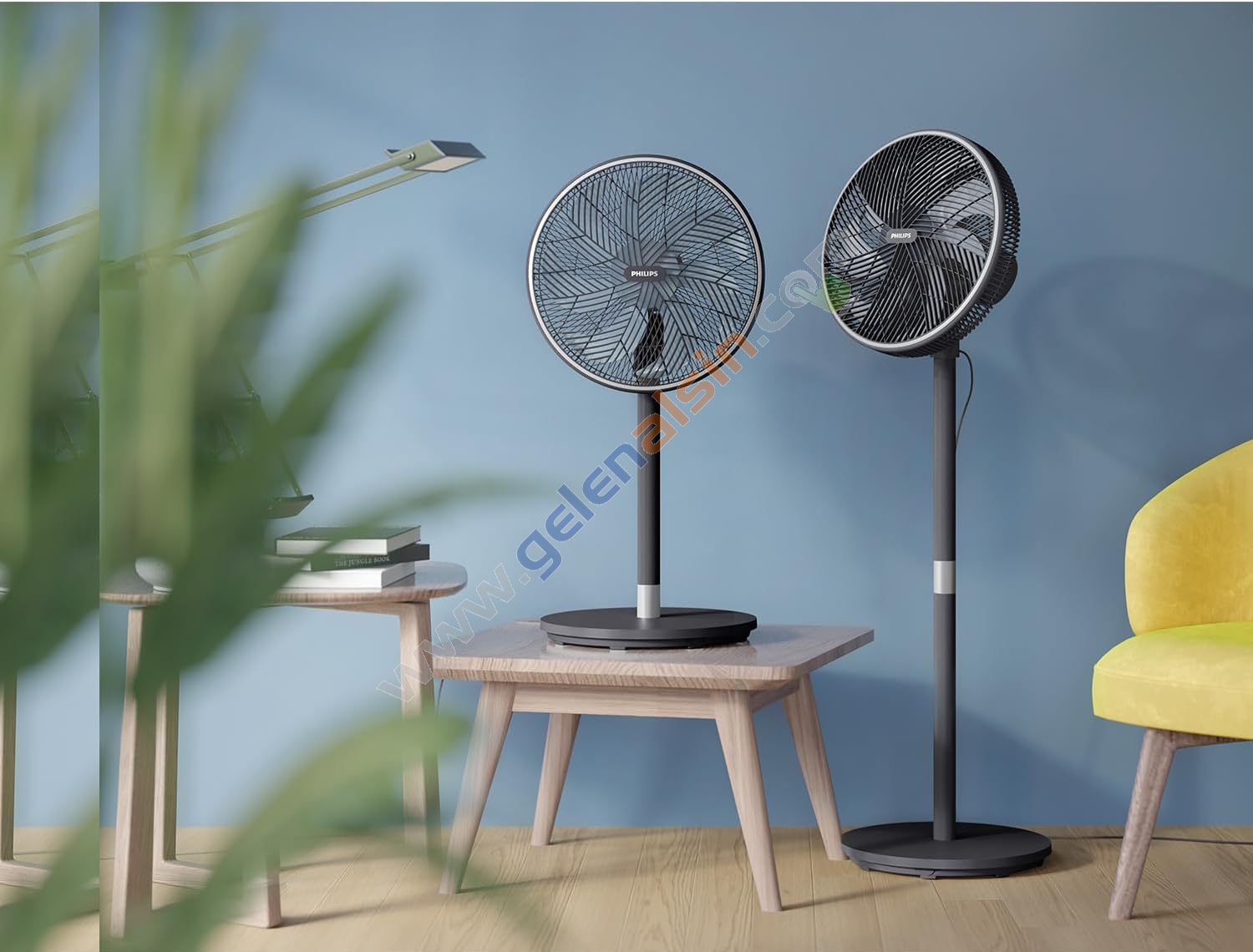 Philips 3000 Serisi CX3550/01 Ayaklı Siyah Vantilatör