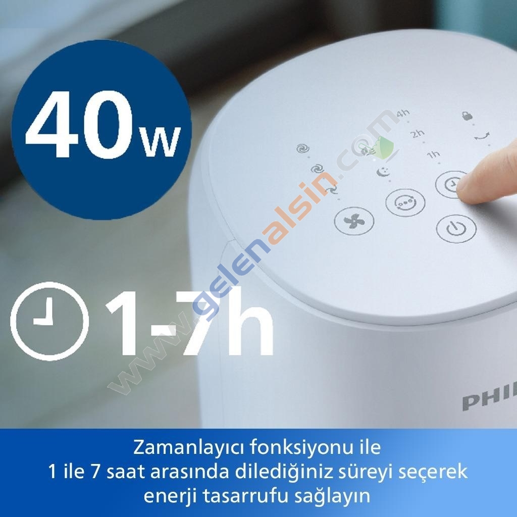 Philips 5000 Serisi CX5535/00 Kule Tipi Fanlı Beyaz Vantilatör