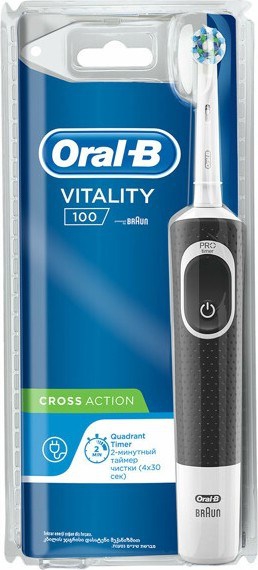 Oral-B Vitality D 100 Cross Action Black Elektrikli Diş Fırçası