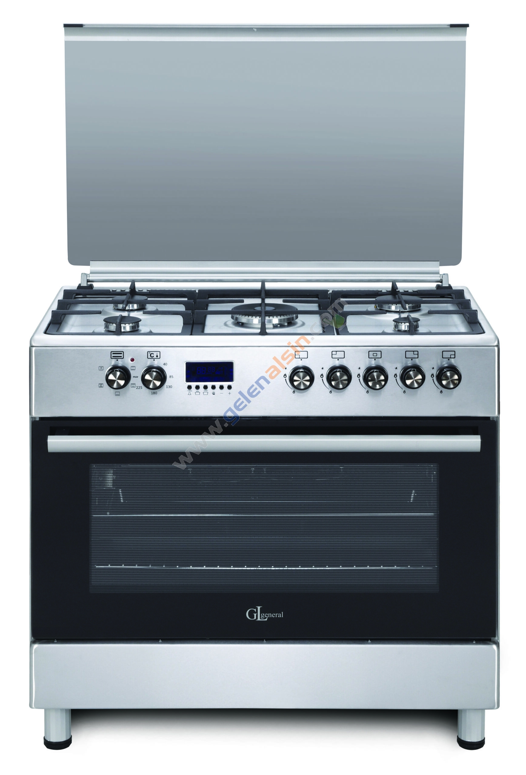 Gl General Desire GLF 9050XP Kuzine Inox Piliç Çevirmeli Fırın 110 LT
