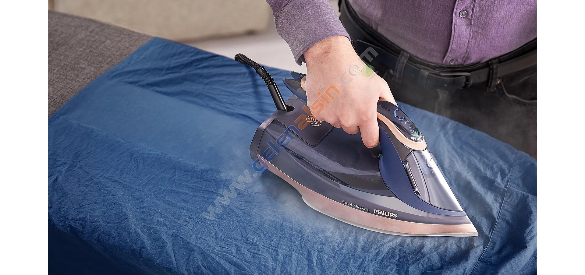 Philips Azur 8000 Serisi DST8050/20 3000 W Buharlı Ütü
