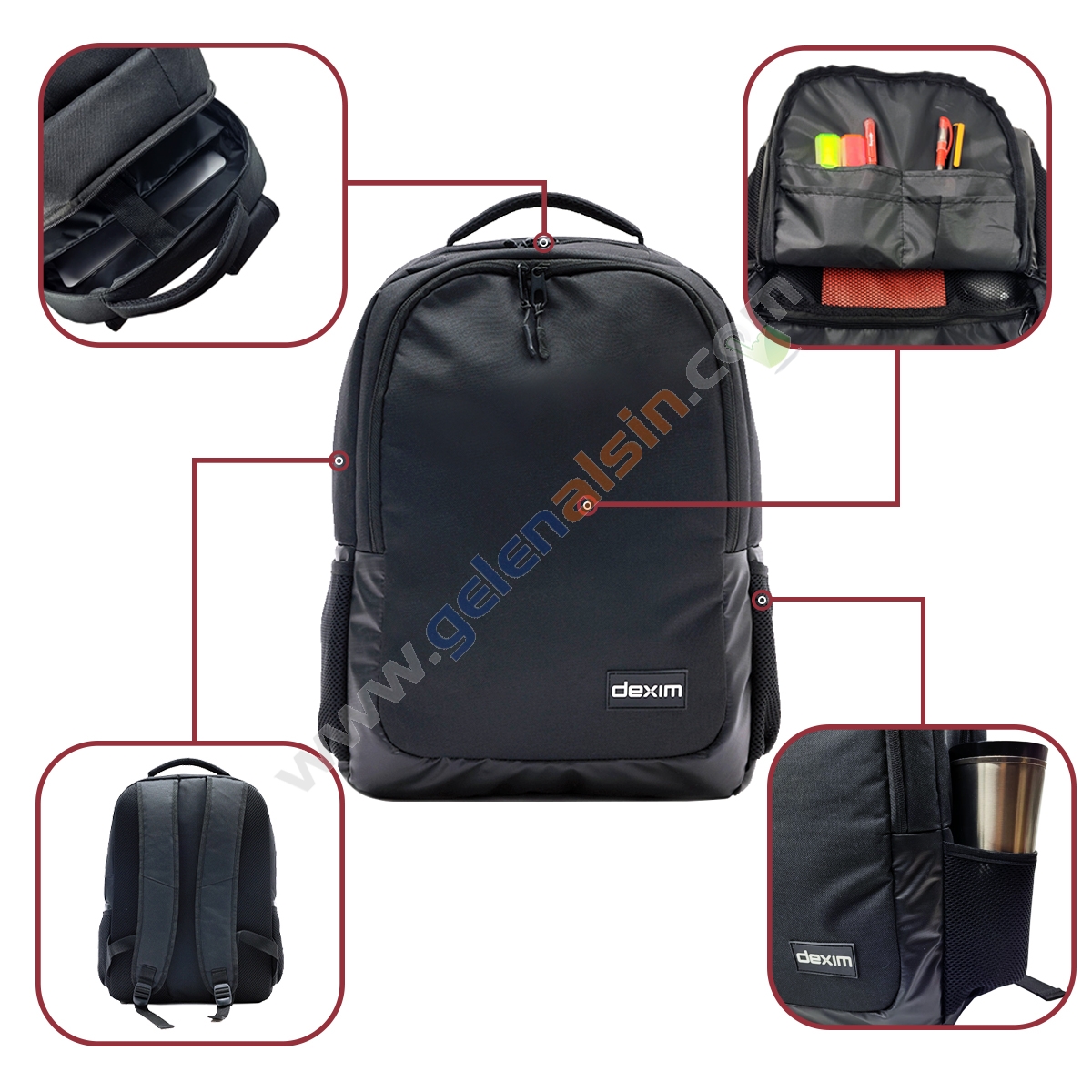 Dexim DXBP12 Venio 15,6 Notebook Sırt Çantası