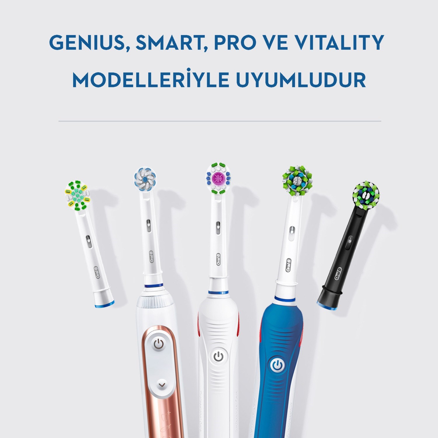 Oral-B Oral-B Şarjlı Diş Fırçası Yedek Başlığı 3 Boyutlu 2’li EB18