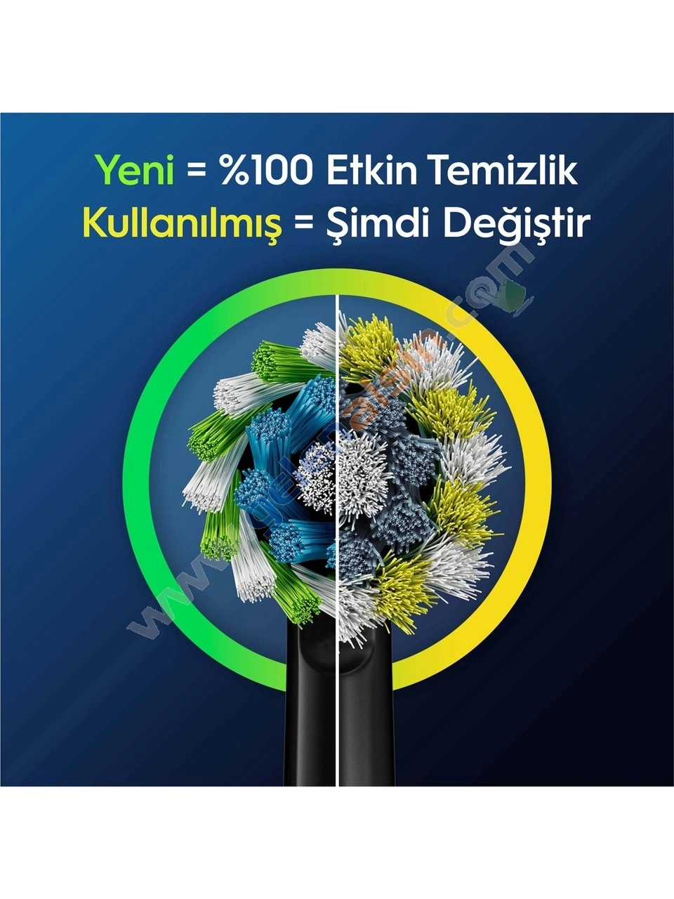 Oral-B Şarjlı Diş Fırçası Yedek Başlığı Cross Action X-Filament 4 adet EB50BRX-4