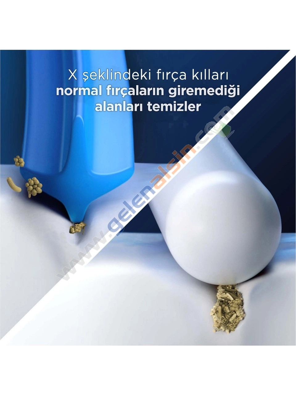 Oral-B Şarjlı Diş Fırçası Yedek Başlığı Cross Action X-Filament 4 adet EB50BRX-4