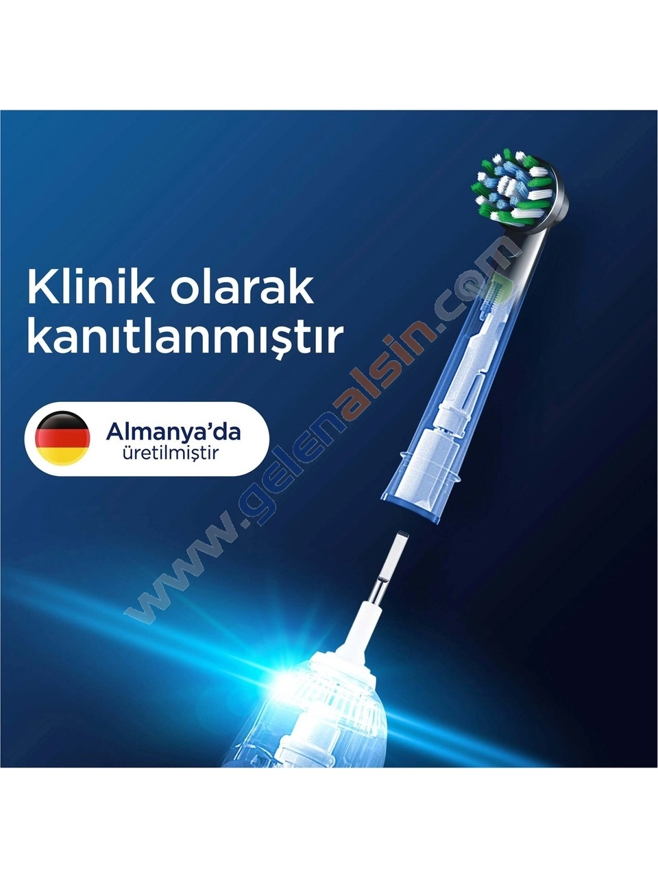 Oral-B Şarjlı Diş Fırçası Yedek Başlığı Cross Action X-Filament 4 adet EB50BRX-4