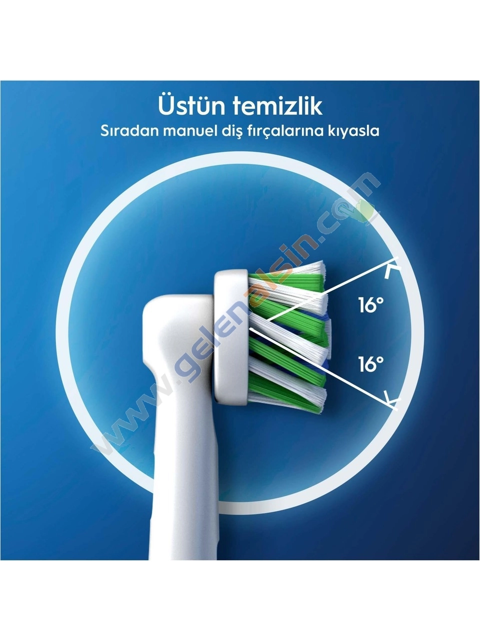 Oral-B Cross Action Clean Maximiser 6’lı Diş Fırçası Yedek Başlığı EB50RX