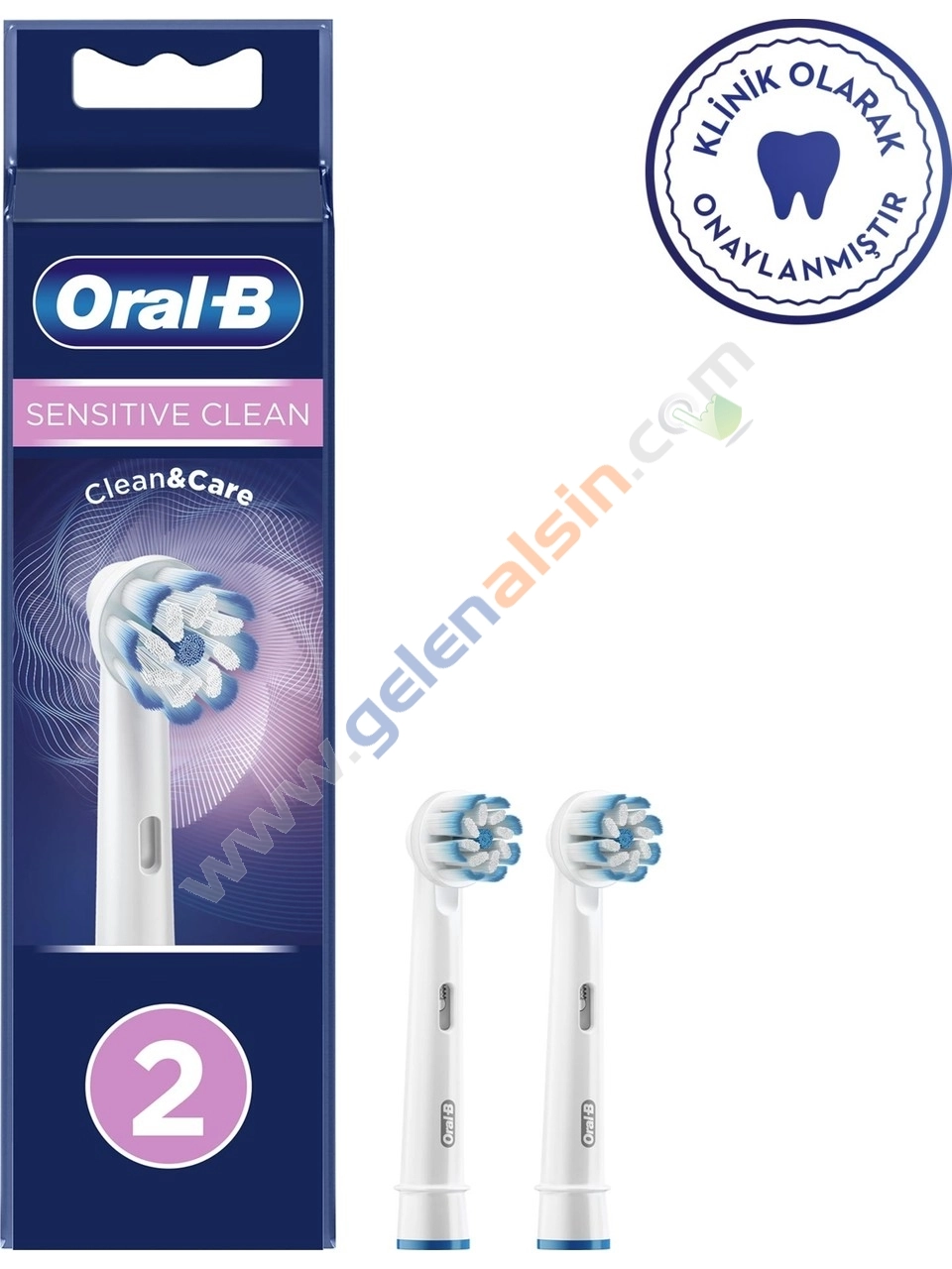 Oral-B Şarjlı Diş Fırçası Yedek Başlığı EB60X-2CT Sensitive X-Filament 2
