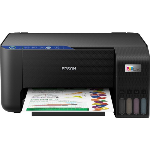 Epson EcoTank L3251 Wi-Fi + Tarayıcı + Fotokopi Renkli Çok Fonksiyonlu Tanklı Mürekkep Püskürtmeli Yazıcı