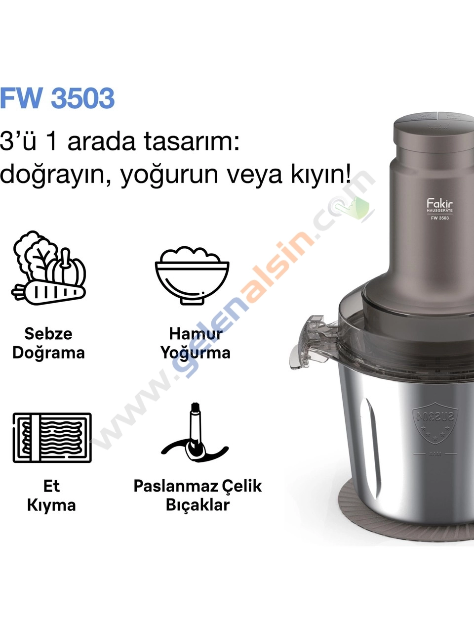 Fakir FW3503 3IN1 Doğrayıcı Karıştırıcı Rondo