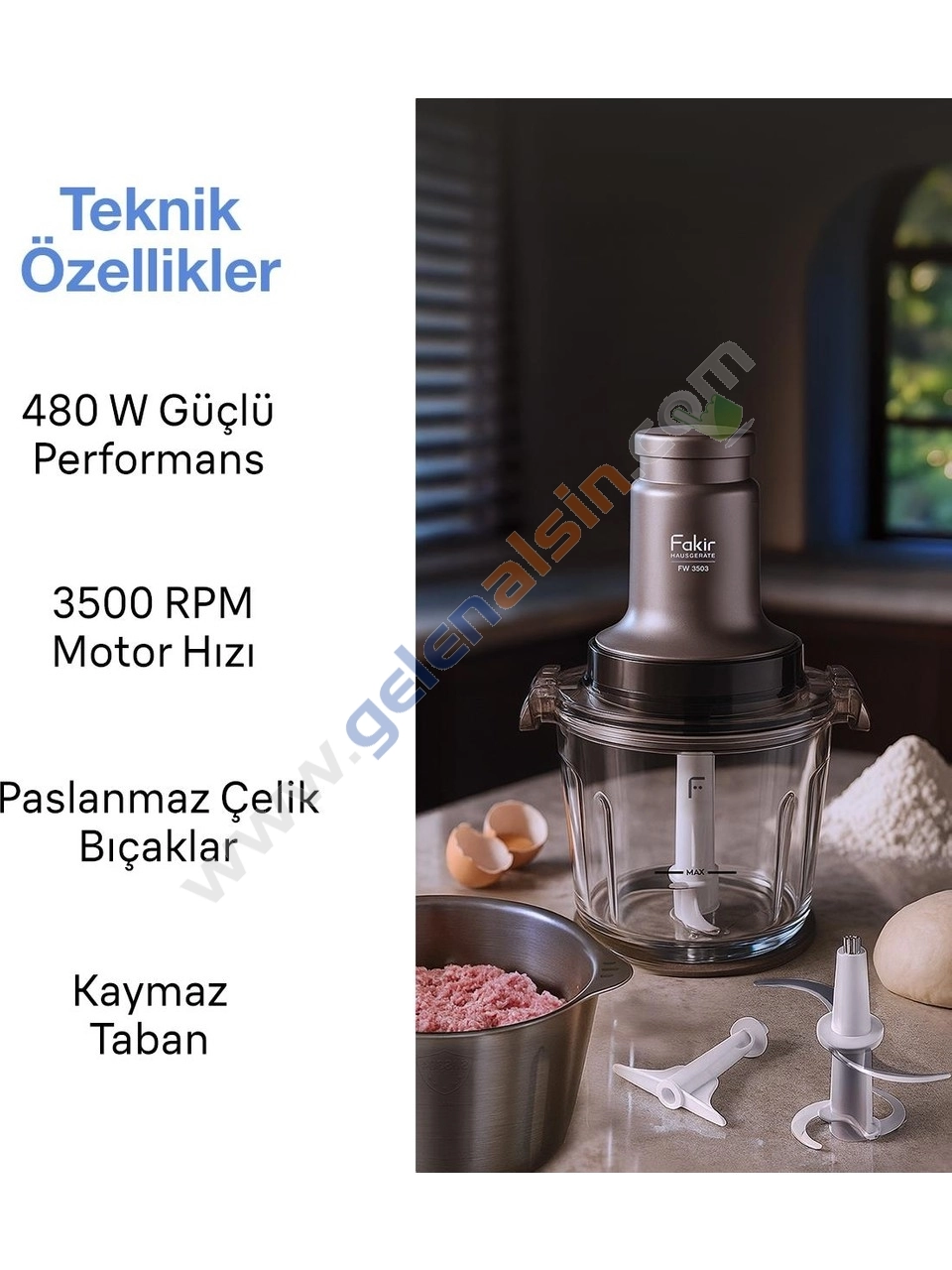 Fakir FW3503 3IN1 Doğrayıcı Karıştırıcı Rondo