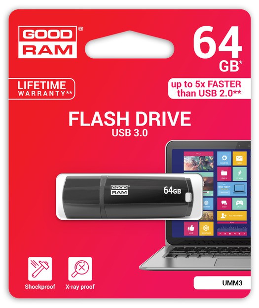 Goodram 64 GB UMM3-0640K0R11 USB Bellek