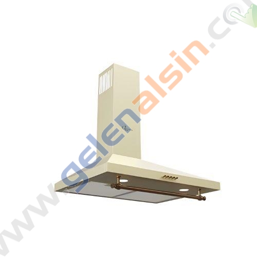 GL General Rustik Krem Set 90cm Piliç Çevirme(GLF 9050RKP Desire 90 Kuzine Fırın-GLD 040RK Davlumbaz)