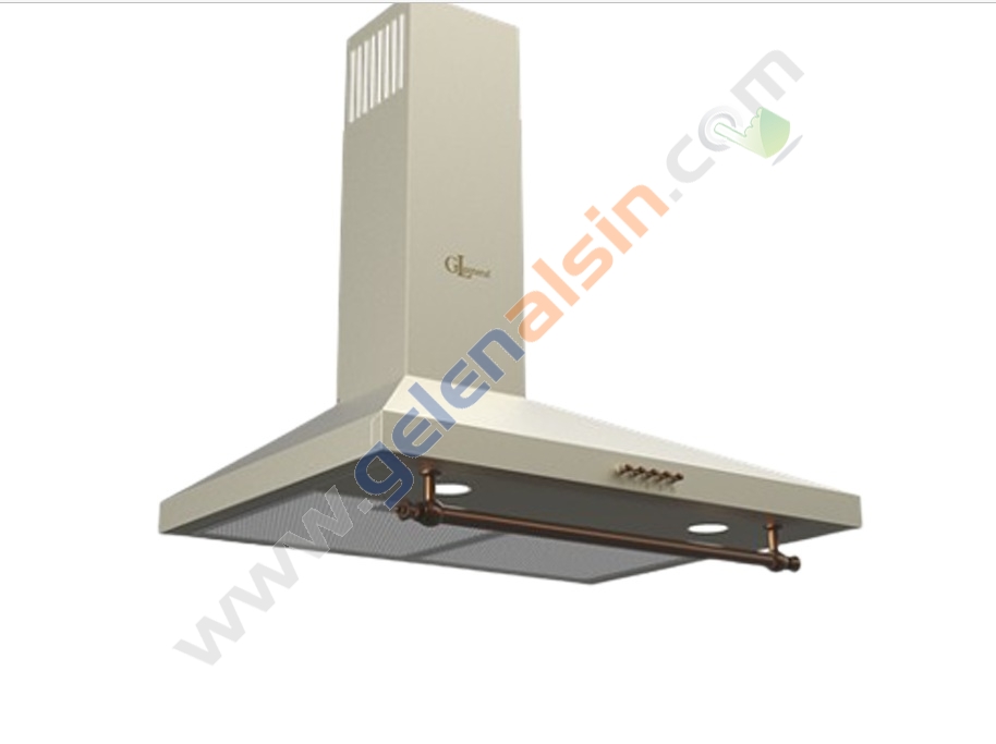 Gl General GLD-022RK 60CM Rustic Krem Ankastre Davlumbaz