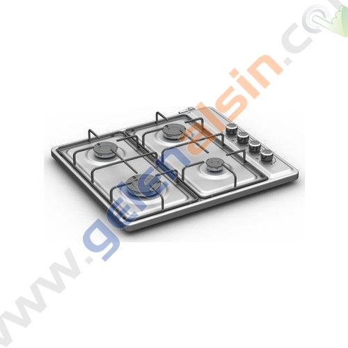 Gl General GLO 40STX Setüstü Inox Slim Emaye Ocak