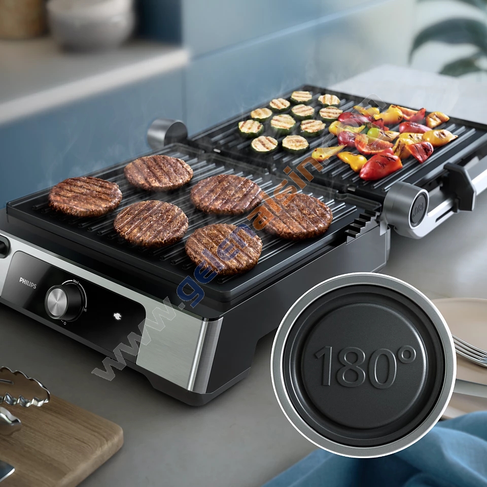 Philips 5000 Serisi Contact Grill HD6301/90 2200 W Tost Makinesi