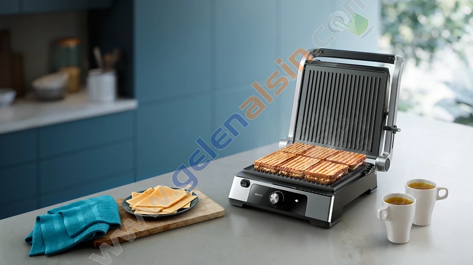 Philips 5000 Serisi Contact Grill HD6301/90 2200 W Tost Makinesi