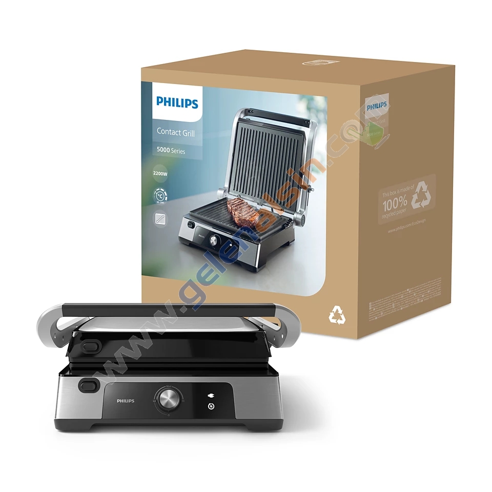 Philips 5000 Serisi Contact Grill HD6301/90 2200 W Tost Makinesi