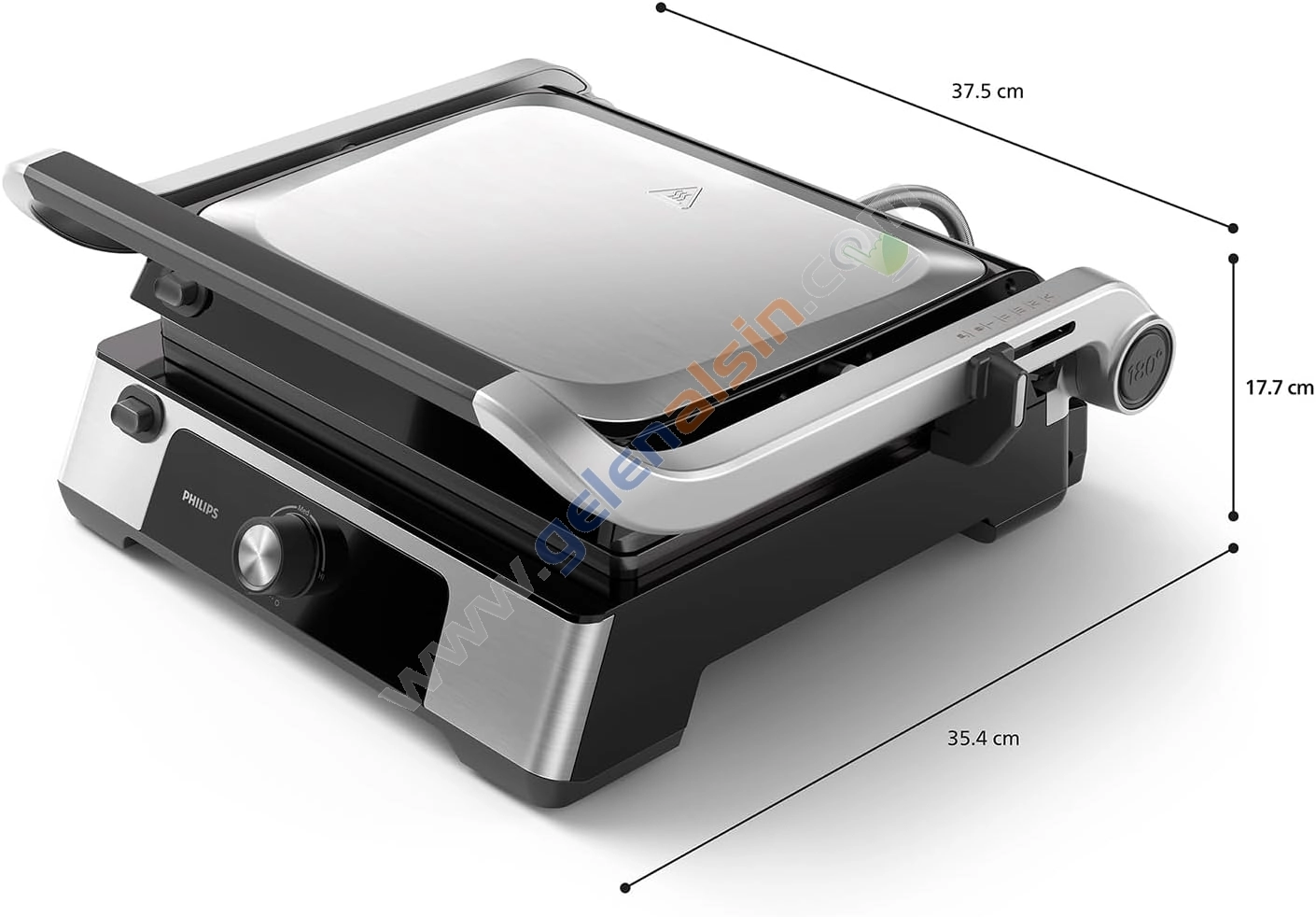 Philips HD6301/90 Tost Makinesi + HD7301/00 Çay Makinesi metal-siyah