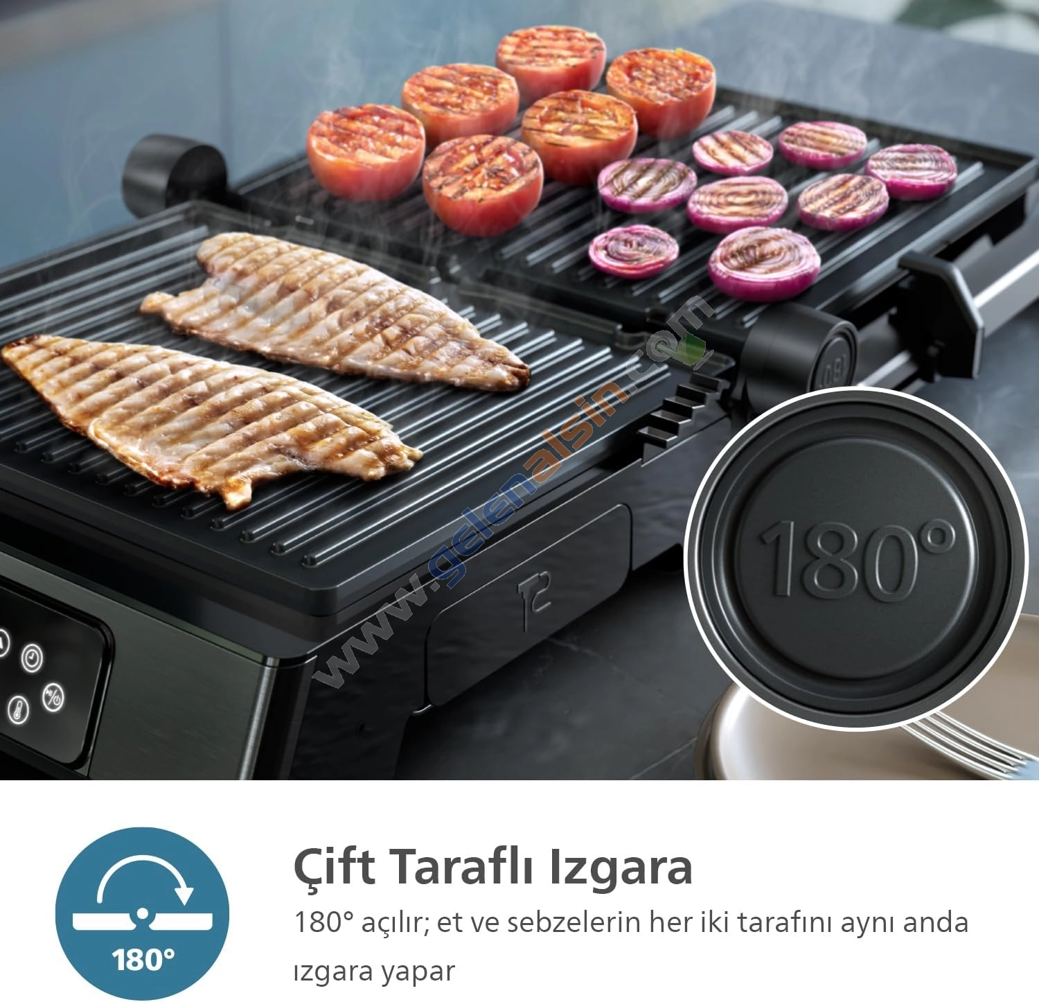 Philips 7000 Series Contact Grill HD6307/70 2200 W Izgara ve Tost Makinesi