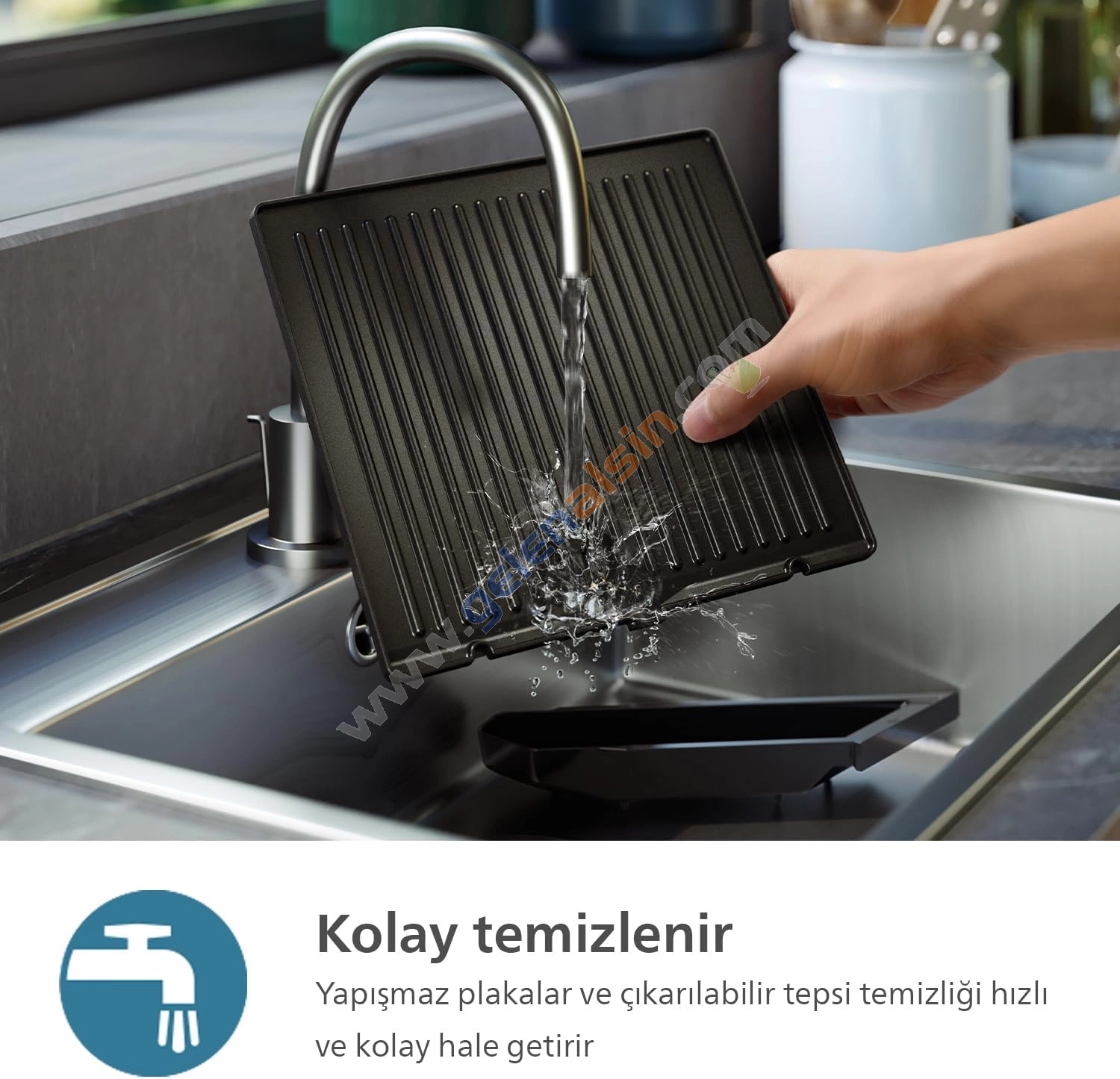Philips 7000 Series Contact Grill HD6307/70 2200 W Izgara ve Tost Makinesi