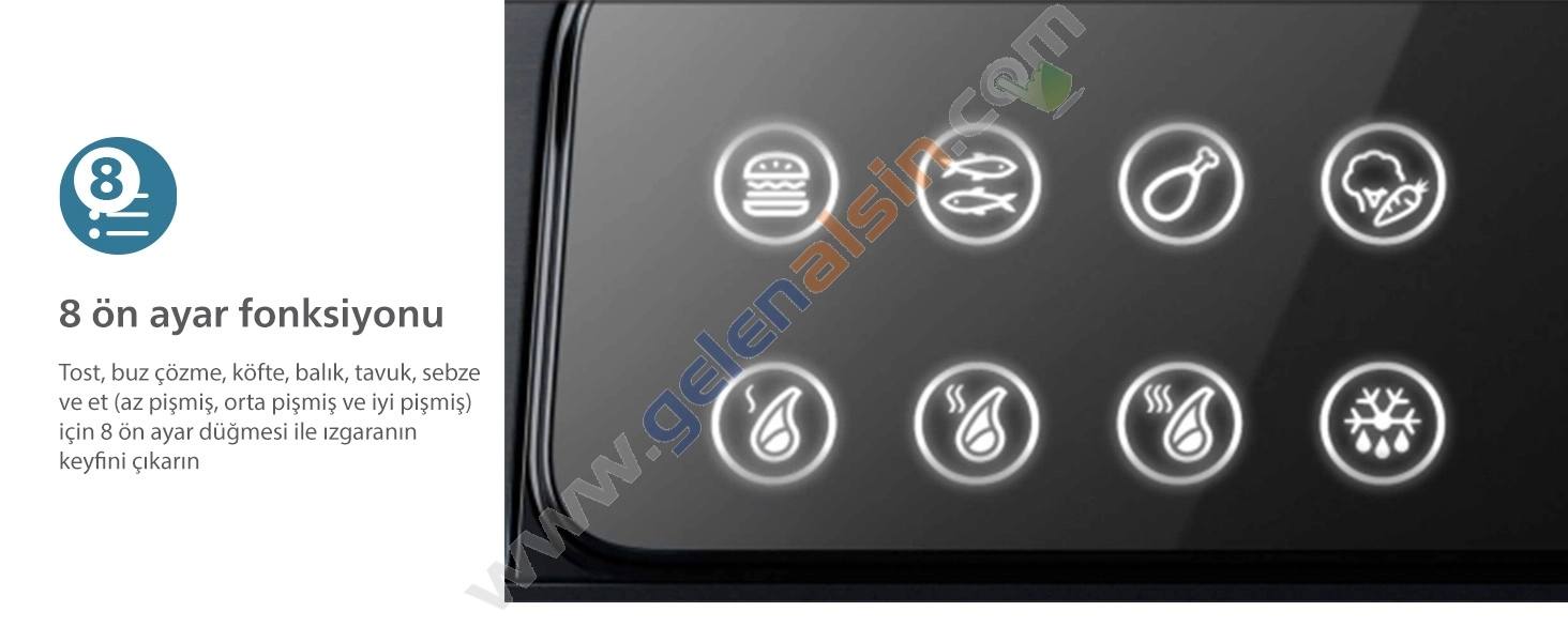 Philips 7000 Series Contact Grill HD6307/70 2200 W Izgara ve Tost Makinesi