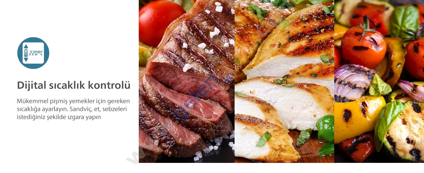Philips 7000 Series Contact Grill HD6307/70 2200 W Izgara ve Tost Makinesi