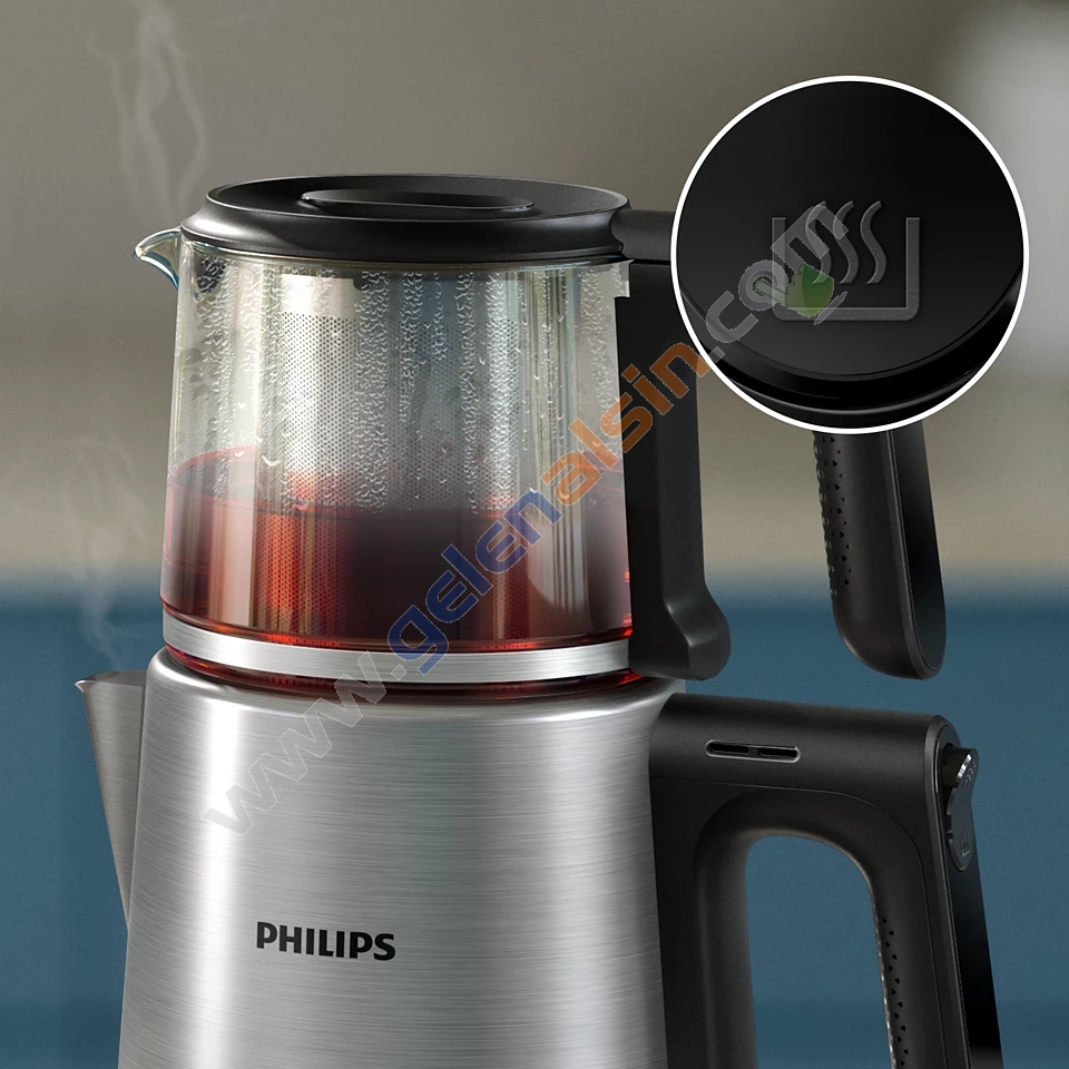 Philips HD7350-00 1900 W Cam Demlikli Çay Makinesi