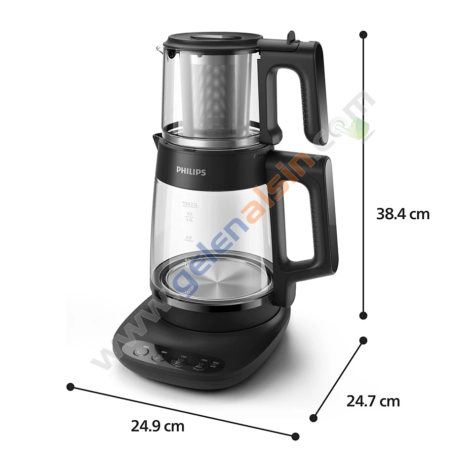 Philips 5000 Serisi HD7360/00 1900 W Cam Çay Makinesi