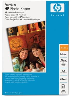 HP Premium Q2519A Parlak Fotoğraf Kağıdı 20 Yaprak A4/210x297Mm/240G/M2