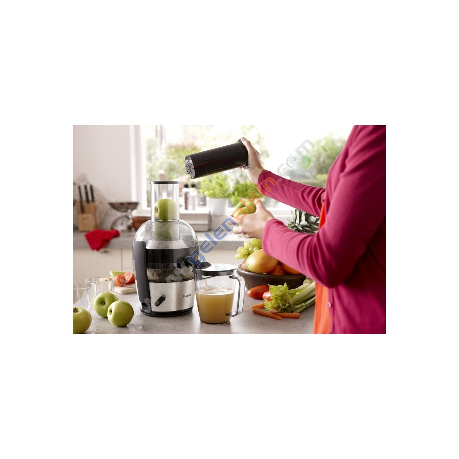 Philips HR1863/20 Viva Collection 700 W Katı Meyve Sıkacağı