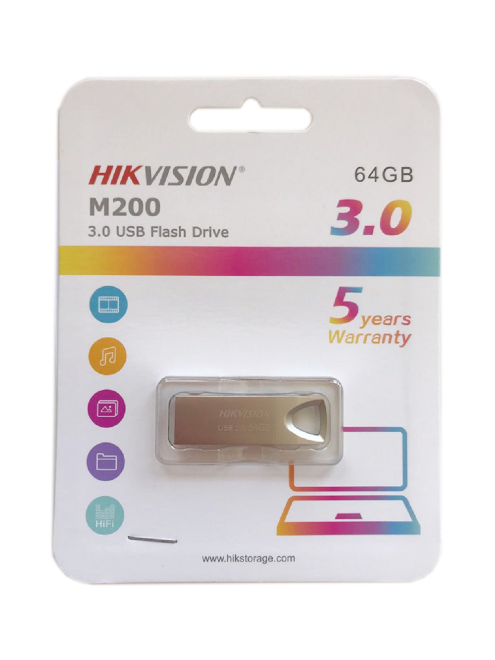 Hikvision HS-USB-M200/64G 64GB 3.0 USB Flash Bellek